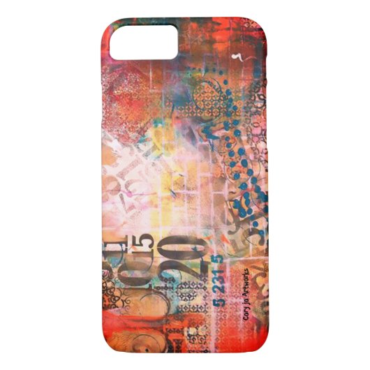 Graffiti met liefde Case-Mate iPhone case (Achterkant)