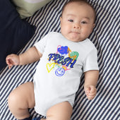 Graffiti met regenboog en harten romper