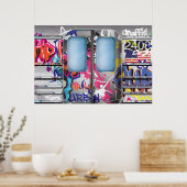 Graffiti Metro Trein Poster (Keuken)