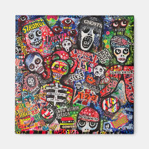 Graffiti Misfits Magnet door Ray Dust