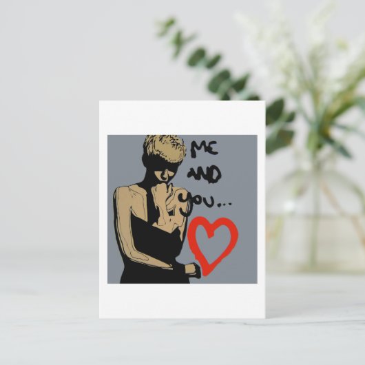 'Graffiti Mode Design' Briefkaart (Staand voorkant)