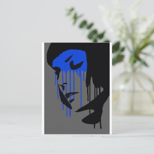 'Graffiti Mode Design' Briefkaart (Staand voorkant)