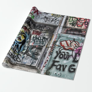 Graffiti Modern Cool Urban Street Art Cadeaupapier