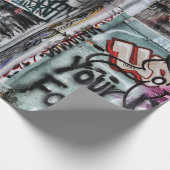 Graffiti Modern Cool Urban Street Art Cadeaupapier (Hoek)