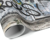 Graffiti Modern Cool Urban Street Art Cadeaupapier (Rol Hoek)