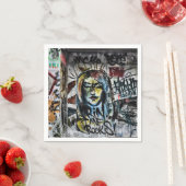 Graffiti Modern Cool Urban Street Art Servet (Insitu)