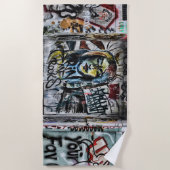 Graffiti Modern Cool Urban Street Art Strandlaken (Voorkant)