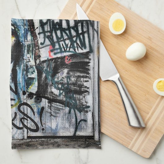 Graffiti Modern Cool Urban Street Art Theedoek (Quarter Fold)