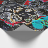 Graffiti Modern Grunge Urban Street Art  Cadeaupapier (Hoek)