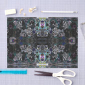 Graffiti modern  zwart wit patroon tissuepapier (Craft)