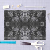 Graffiti Modern zwart-wit patroon Tissuepapier (Craft)
