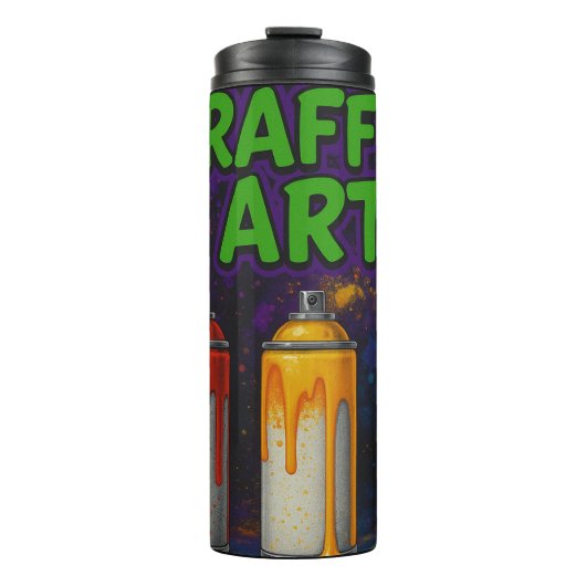 Graffiti-Mok Tumbler Thermosbeker (Voorkant)
