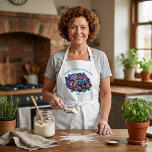 Graffiti Mom & Son Apron - Custom Name Gift Standaard Schort<br><div class="desc">Get cooking in style with this urban graffiti apron! The bold "Straight Outta Mom’s Kitchen feat." design is the perfect tribute to the dynamic kitchen duo. Whether it's for Mother's Day, a birthday, or just daily fun, this apron makes every meal a special event. Personalization: You can easily изменить надпись...</div>