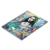 Graffiti Mona Lisa Street Art Notitieboek (Linkerzijde)