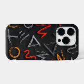 Graffiti-monogram Case-Mate iPhone-hoesje iPhone Hoesje (Achterkant horizontaal)
