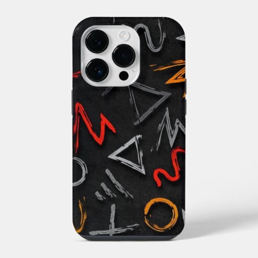 Graffiti-monogram Case-Mate iPhone-hoesje iPhone Hoesje (Achterkant)