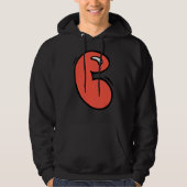 Graffiti Monogram letter C in Cute Chubby Bubblest Hoodie (Voorkant)