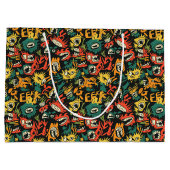 Graffiti Monster Eek Zwart Halloween (1) Groot Cadeauzakje (Achterkant)