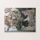 Graffiti : Mostar (Herzégovine) - Legpuzzel (Horizontaal)