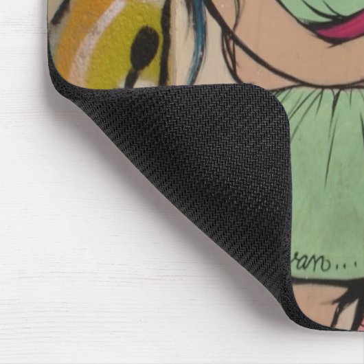 "Graffiti" Mousepad Muismat (Hoek)