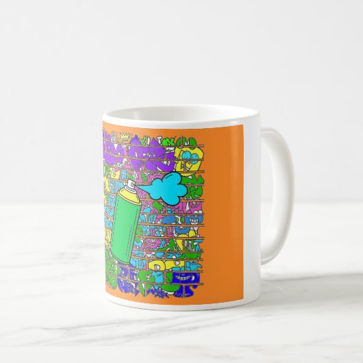 Graffiti mug koffiemok (Voorkant rechts)