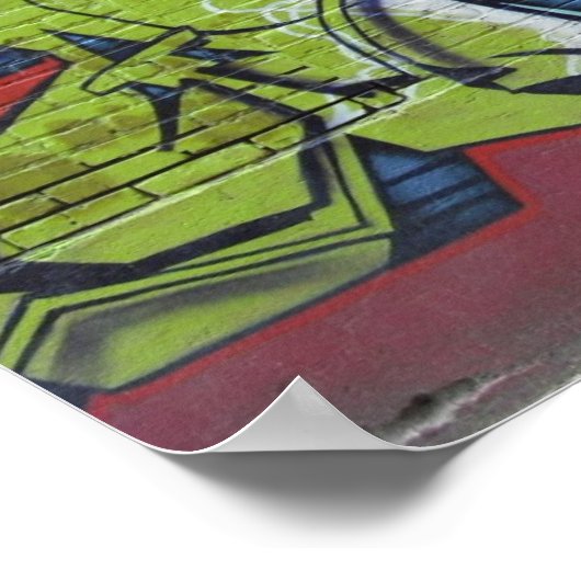 Graffiti Mural Poster (Hoek)
