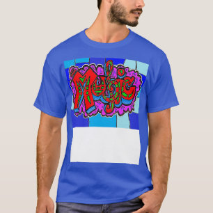 Graffiti Music pop T-shirt