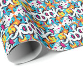 Graffiti Muur Cadeaupapier (Rol Hoek)