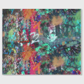 Graffiti-muur en spuitverf cadeaupapier (Vlak)