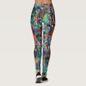 Graffiti-muur en spuitverf leggings (Achterkant)
