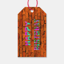 Graffiti muur gelukkige verjaardag