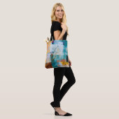 Graffiti-muur: Los Angeles straat. Tote Bag (Op model)