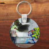 Graffiti Muur Lucy Sleutelhanger (Voorkant)