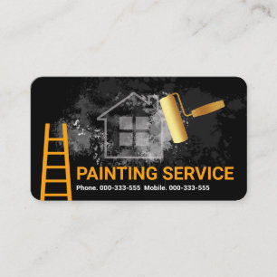 Graffiti-muur penselen visitekaartje