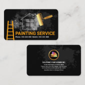 Graffiti-muur penselen visitekaartje (Voorkant / Achterkant)