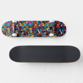 Graffiti-muur Persoonlijk Skateboard (Horizontaal)