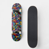 Graffiti-muur Persoonlijk Skateboard (Voorkant)