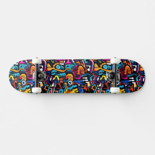 Graffiti-muur Persoonlijk Skateboard (Horizontaal)