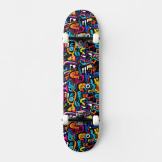 Graffiti-muur Persoonlijk Skateboard