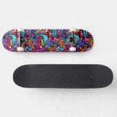 Graffiti-muur Persoonlijk Skateboard (Horizontaal)