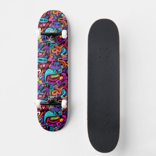Graffiti-muur Persoonlijk Skateboard (Voorkant)