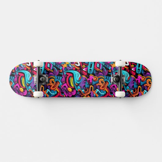 Graffiti-muur Persoonlijk Skateboard (Horizontaal)