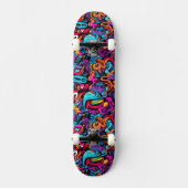 Graffiti-muur Persoonlijk Skateboard (Voorkant)