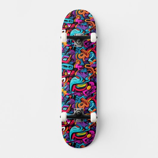 Graffiti-muur Persoonlijk Skateboard (Voorkant)