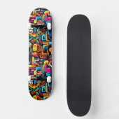 Graffiti-muur Persoonlijk Skateboard (Voorkant)