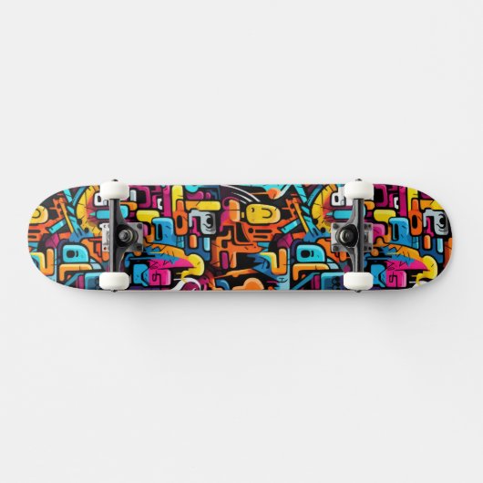 Graffiti-muur Persoonlijk Skateboard (Horizontaal)