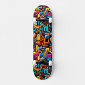 Graffiti-muur Persoonlijk Skateboard (Voorkant)
