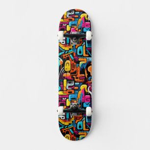 Graffiti-muur Persoonlijk Skateboard