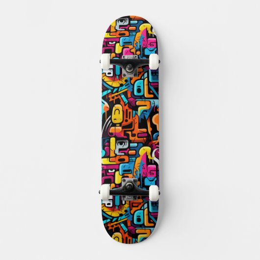 Graffiti-muur Persoonlijk Skateboard (Voorkant)