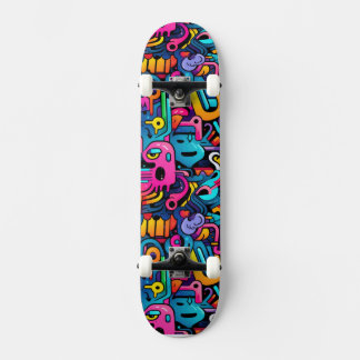 Graffiti-muur Persoonlijk Skateboard